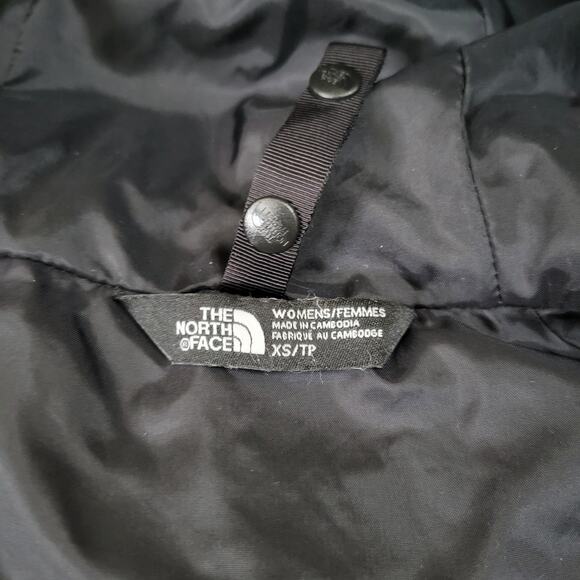 The North Face DryVent Black Gray Hooded Zip-Up Wind Rain Jacket Women's XS - Picture 8 of 11